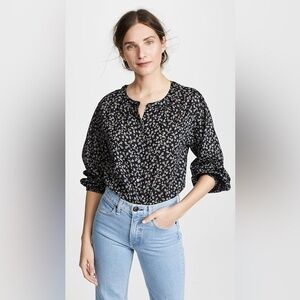 Velvet by Graham & Spencer Women's Catalina Printed Button Down Blouse, Size S